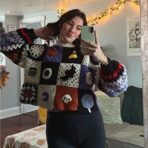 Colorful Halloween Sweater